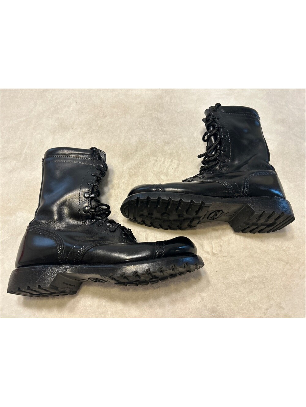 Vintage Corcoran Boots Mens Size 8 E Black 1525 Field Combat Jump Boots Vibram